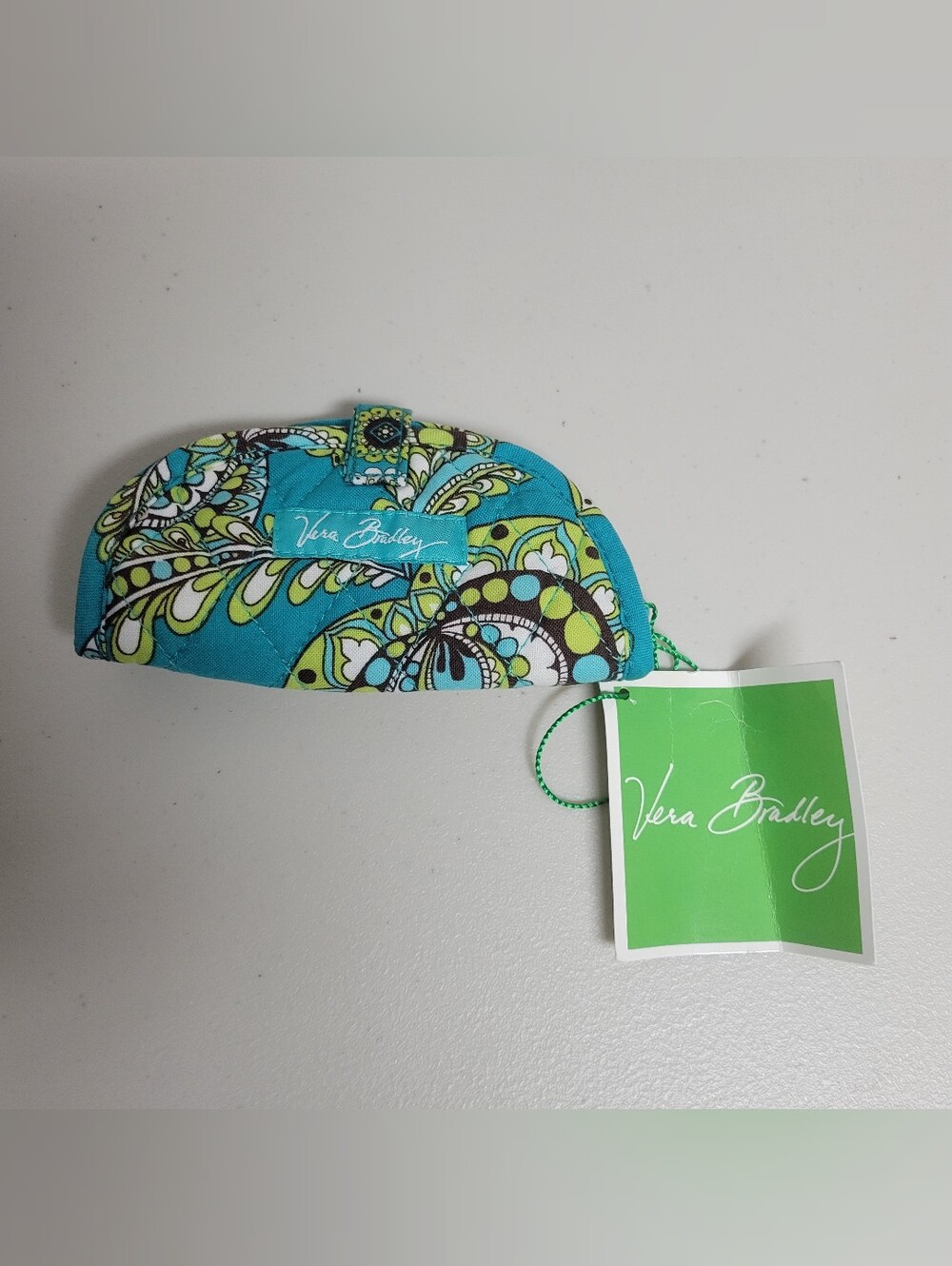 Vera Bradley NWT Peacock Print Travel Jewelry  Case.